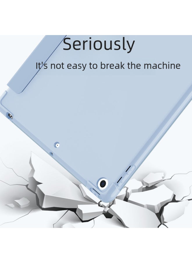 Protective Case Pen Slot For Ipad10.2 2021pro 11 Inch Silicone Air4 Soft Shell Mini6 Leather Cover-Color: ☆ 】-Applicable Model: - Image 5
